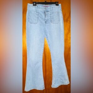 Lucky Brand Light Blue Stevie High Rise Flare Leg Jeans